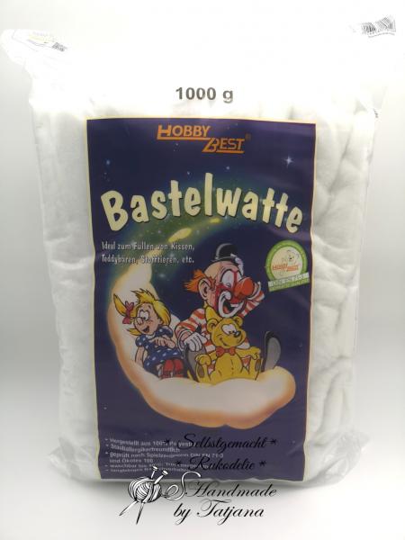 Bastelwatte 1000g Label